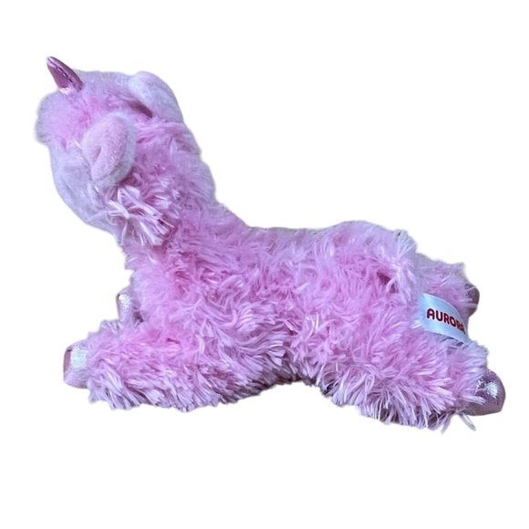 Aurora World Mini Flopsie 8" Llamacorn Unicorn Llama Pink - Picture 2 of 11
